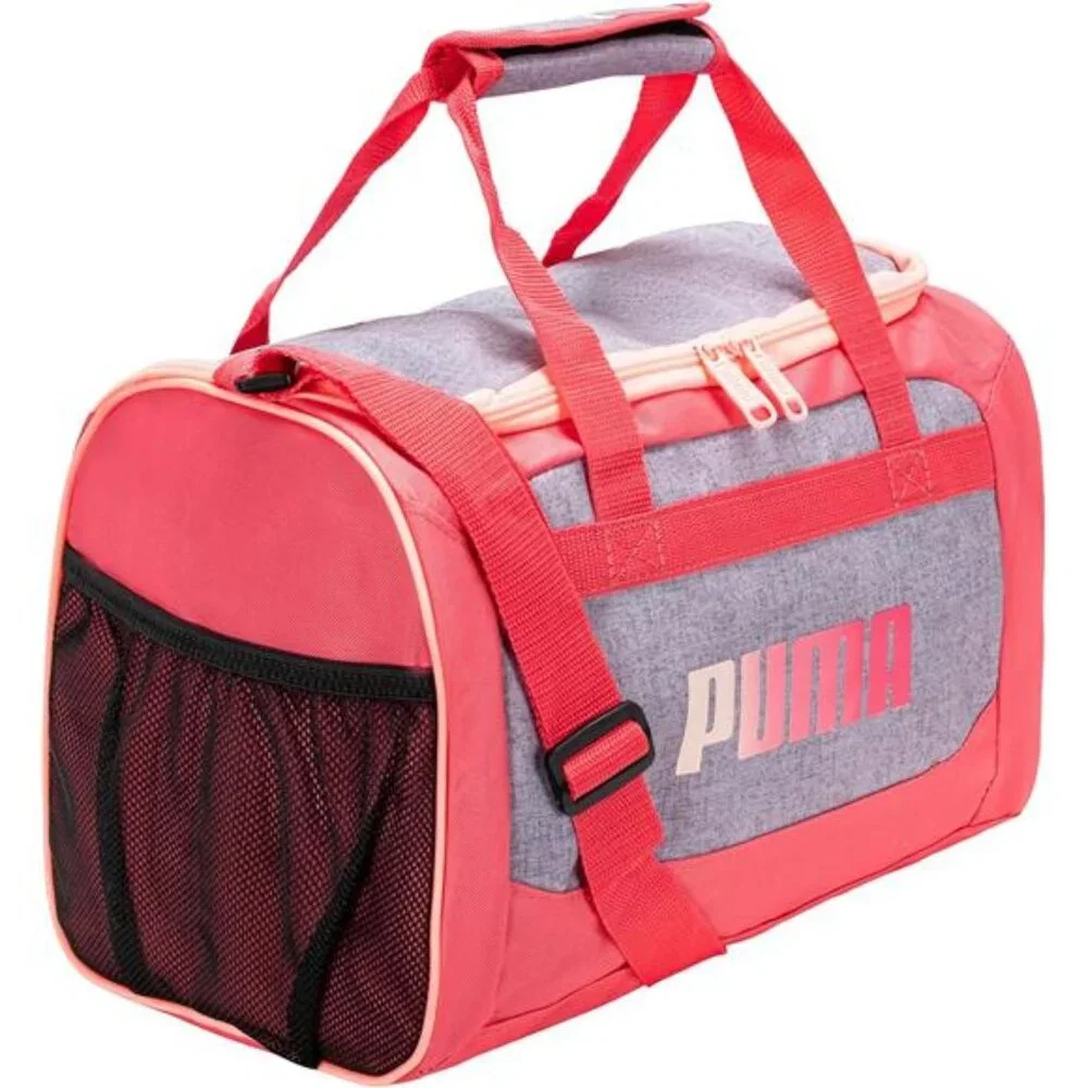 Kids Duffel Bag 14 Inch Youth Sports Gym Travel Crossbody Bag Padded Handle